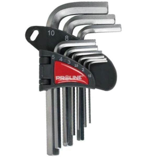 Набір ключів шестигранних Proline 1,5-10 мм 48309