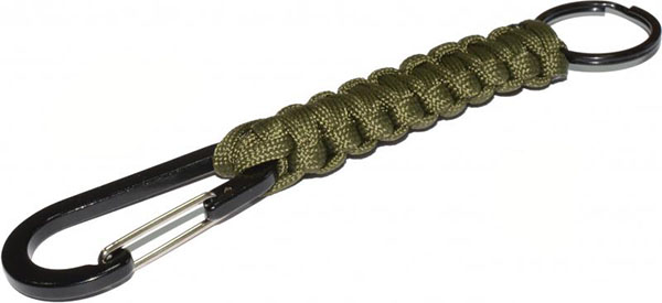 Карабин пожарный с паракордом 57х5 мм