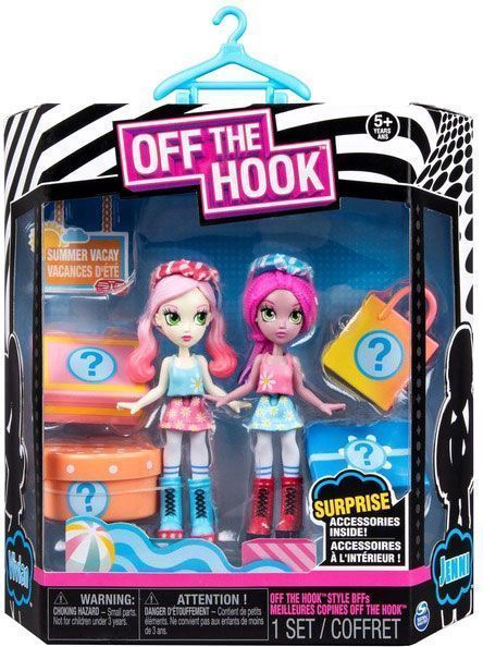Набір Off the Hook з двох стильних ляльок Літня відпустка Вів'єн і Дженні