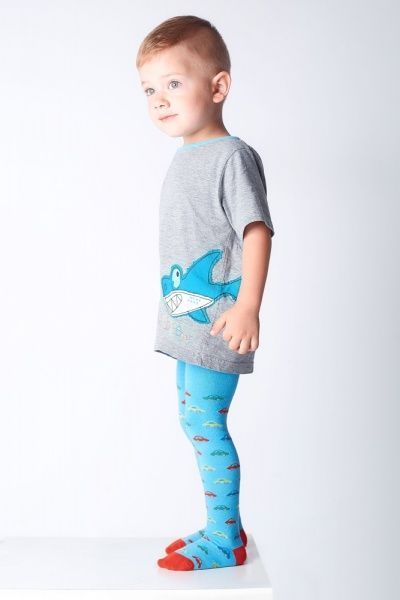 Колготки дитячі Giulia D017 LITTLE KIDS blue р.92-98 блакитний 