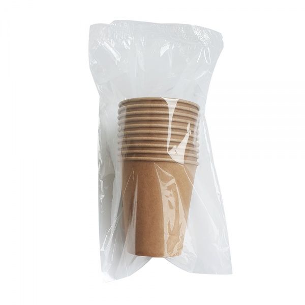 Стакан паперовий Інпак Крафт 185 мл 10 шт.