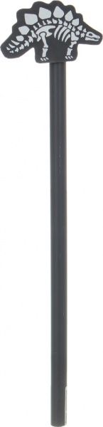 Олівець чорнографітний з гумкою Динозаври в асортименті