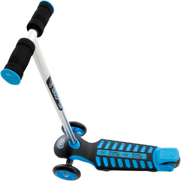 Самокат трехколесный голубой GW-001