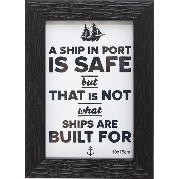 Фоторамка Comfort натуральна коричнева 10x15 см