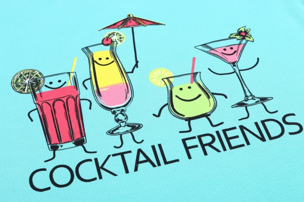 Піжама жіноча Trio Бонжур р. L чорно-м'ятний