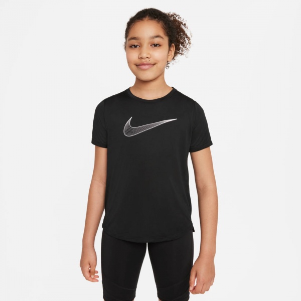 Футболка Nike G NK DF ONE SS TOP GX DD7639-010 р.S чорний