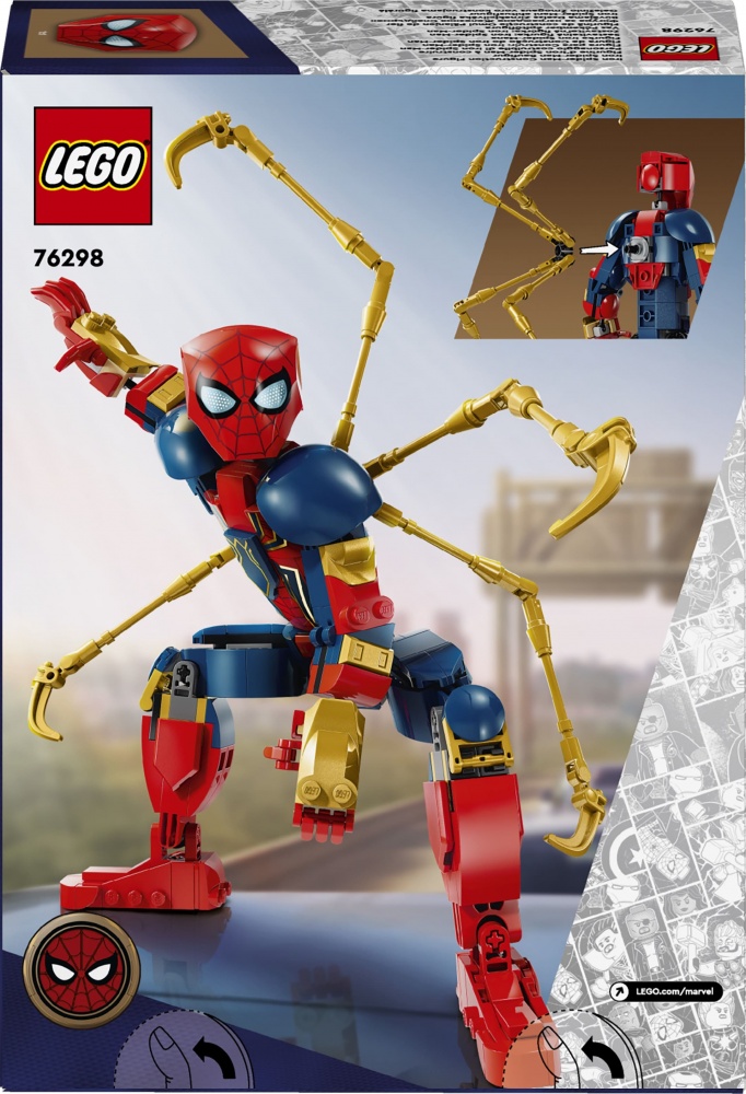 Конструктор LEGO Super Heroes Marvel Фігурка Залізної Людини-Павука для складання 76298