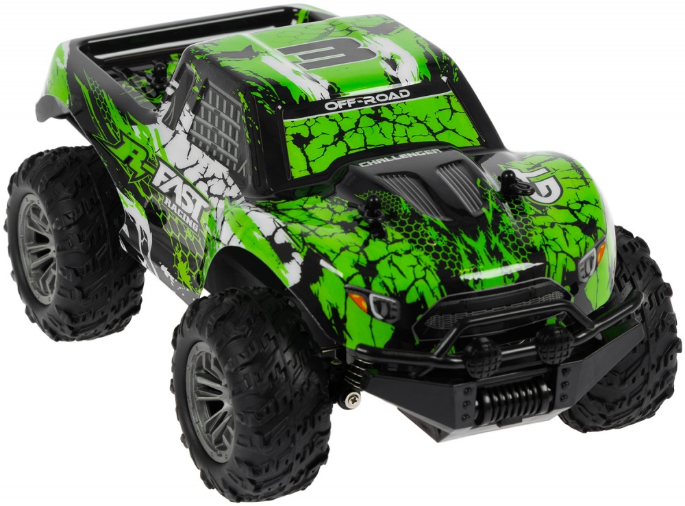 Автомобиль на радиоуправлении OTAMANKO Скоростной вездеход OFF-ROAD RACER зеленый 1:18 532.02.55