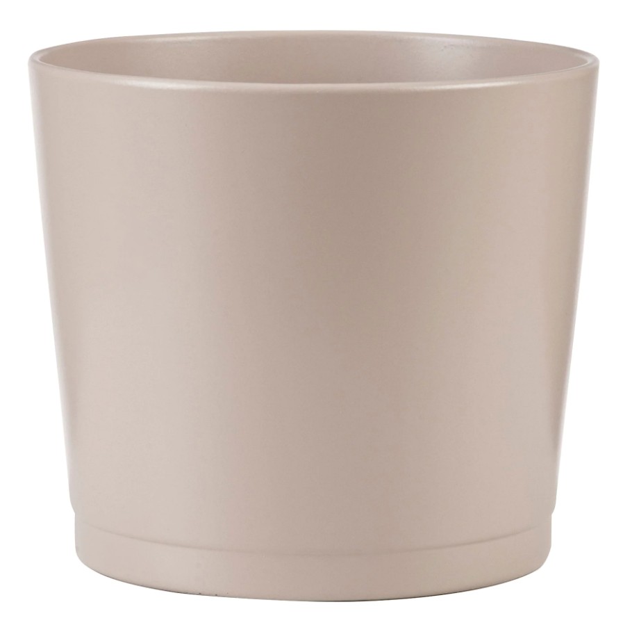 Кашпо кераміка 15 Taupe 883 круглий сіро-коричневий 1,74 л Scheurich (269415)