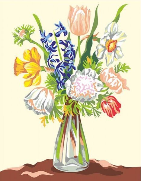 Картина за номерами Квіти Rosa Start 