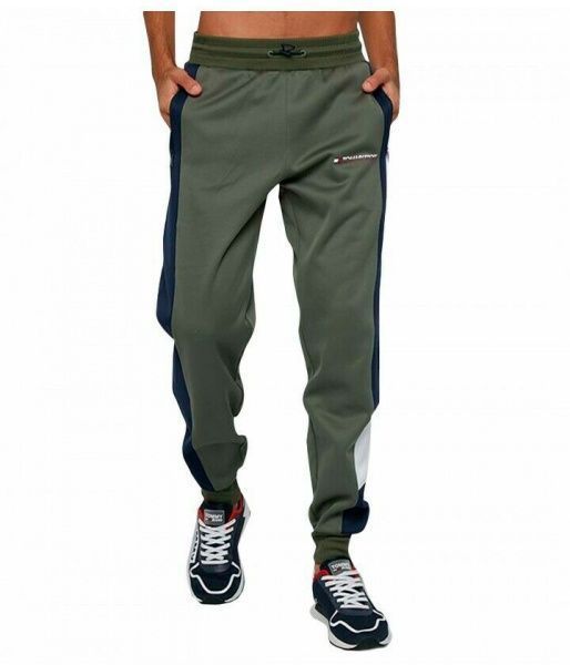 Брюки Tommy Hilfiger BLOCKED FLEECE PANT CUFFED S20S200211302 р. L оливковый