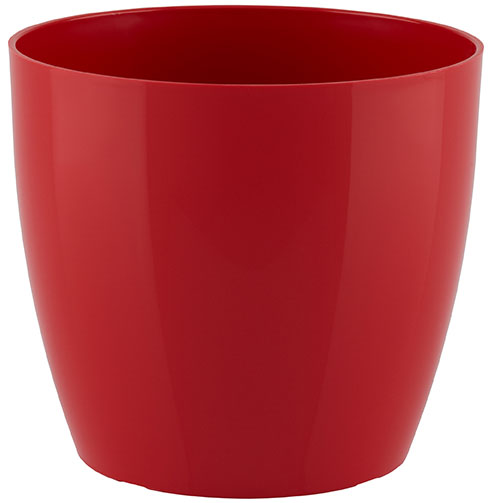 Горшок пластиковый Artevasi San Remo круглый 0,3л красный 