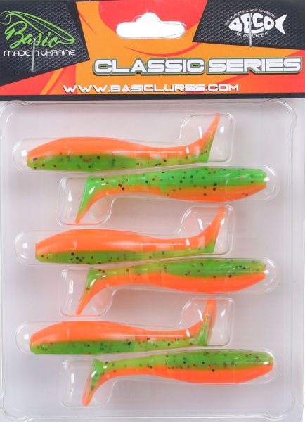 Приманка рыболовная Basic Lures 65 мм 6 шт. CLASSIC SHAD 2.5 зеленый