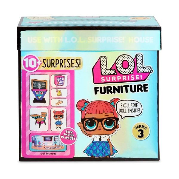 Набор с куклой L.O.L. Surprise! серии Furniture S2 Клас умницы