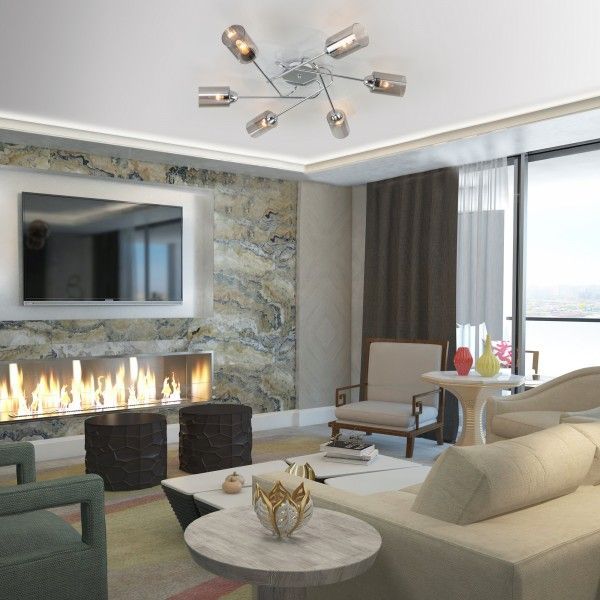 Люстра стельова Strotskis Motive 30167/6 6x40 Вт E27 хром 