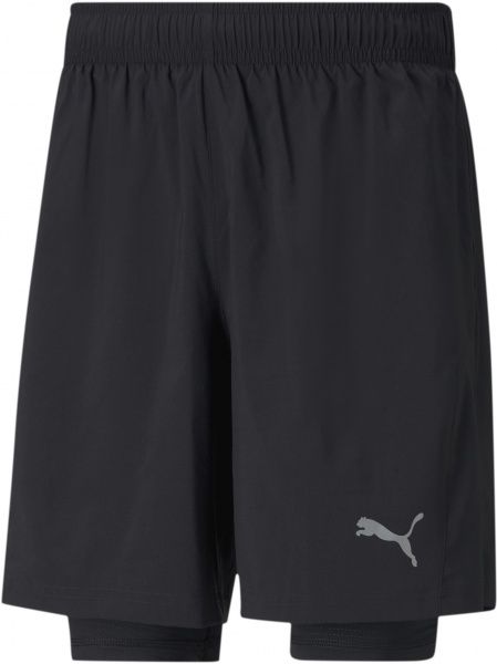 Шорти Puma RUN FAV WVN 2IN1 7' SHORT 52021701 р. M чорний