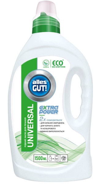 Гель для машинной и ручной стирки Alles GUT! ECO Universal 1,5 л