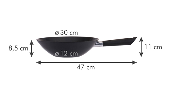 Сковорода wok Сanton 30 см 607030 Tescoma