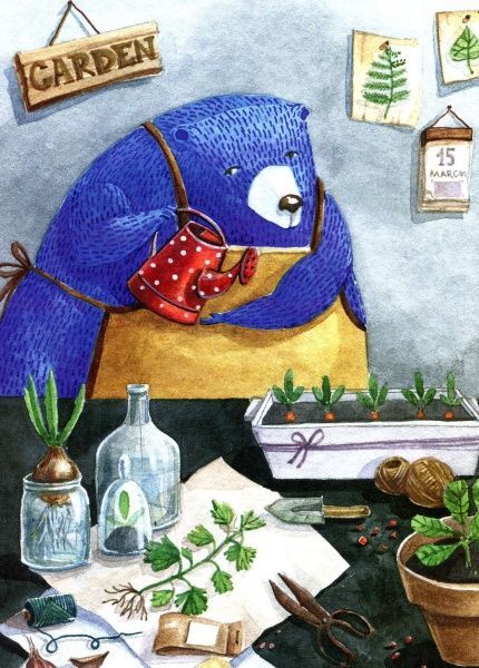 Книга «Черничный Мишка. Календарь мечтателей» 978-966-942-292-7