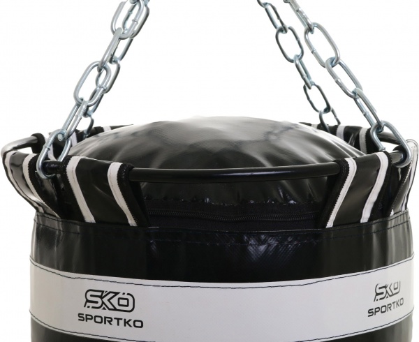 Боксерский мешок SPORTKO 150x35 см 65 кг черный