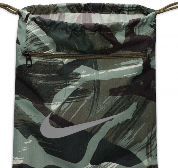 Сумка Nike BRASILIA 9.5 DQ5239-222 черный с зеленым 