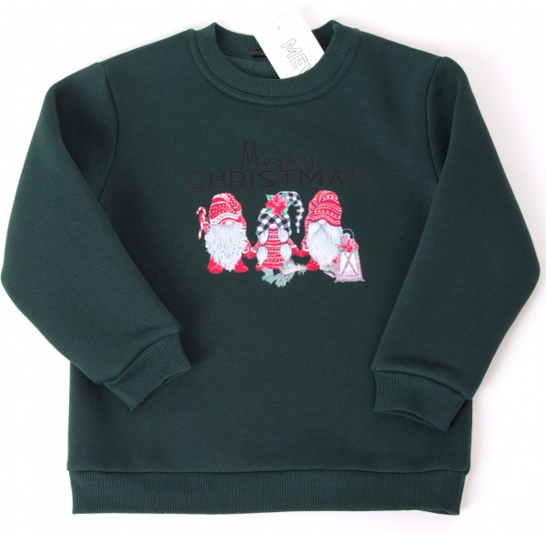 Свитшот для девочки Mevis р.146 зеленый 4505 