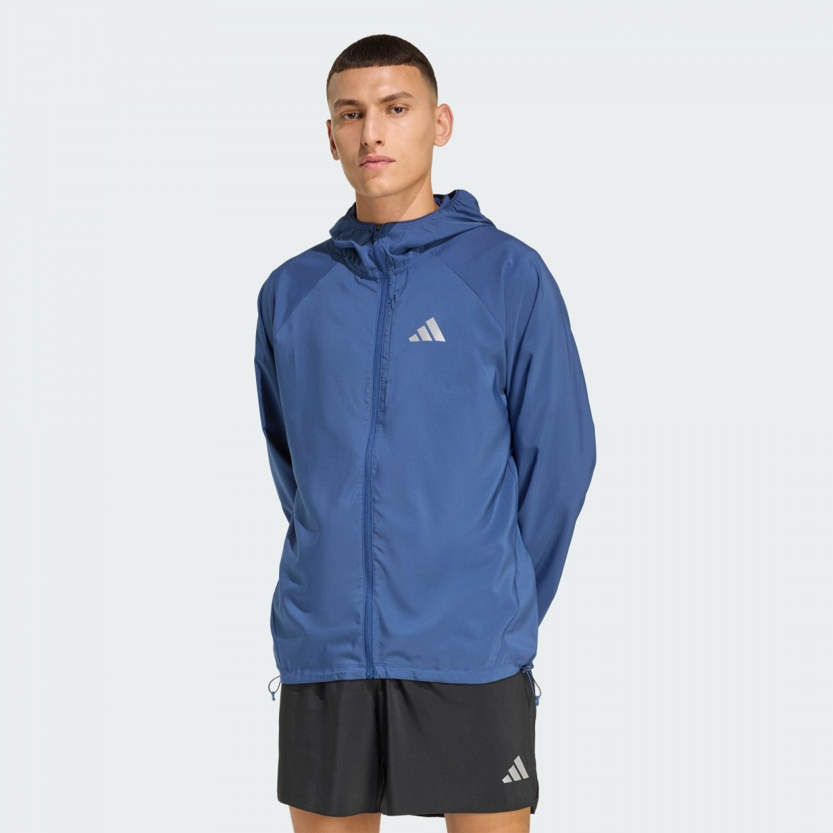 Вітрівка чоловіча Adidas adi365 B JKT M TECIND JZ7781 р.S синя — фото 1