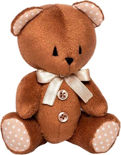 Мягкая игрушка Энфилд Мишка светлый 15 см