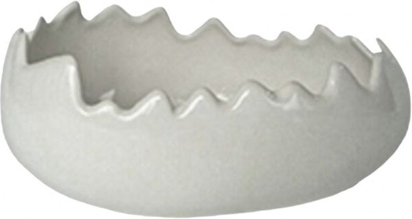 Ваза керамическая белая Яйцо 1713-8 Eterna