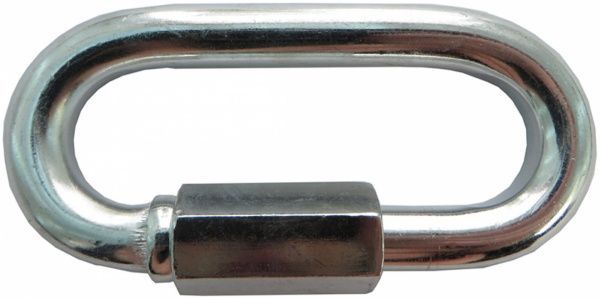 Карабин винтовой оцинкованный 6 мм