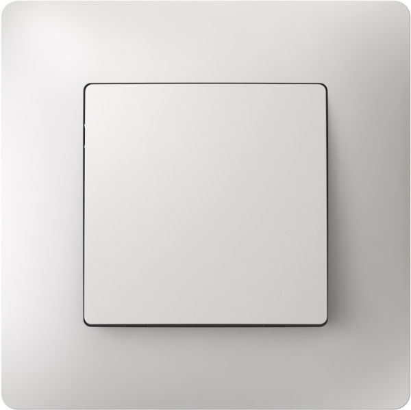 Выключатель одноклавишный Plank Electrotechnic Classic/Nordic без подсветки 10 А 250В белый PLK0111031