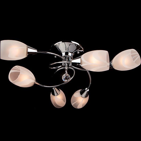 Люстра стельова Strotskis Virginia 2275/6 6x60 Вт E27 хром 