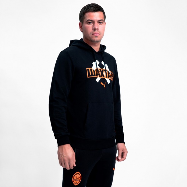 Джемпер Puma FCSD FtblCore Hoody 76412302 р. M черный