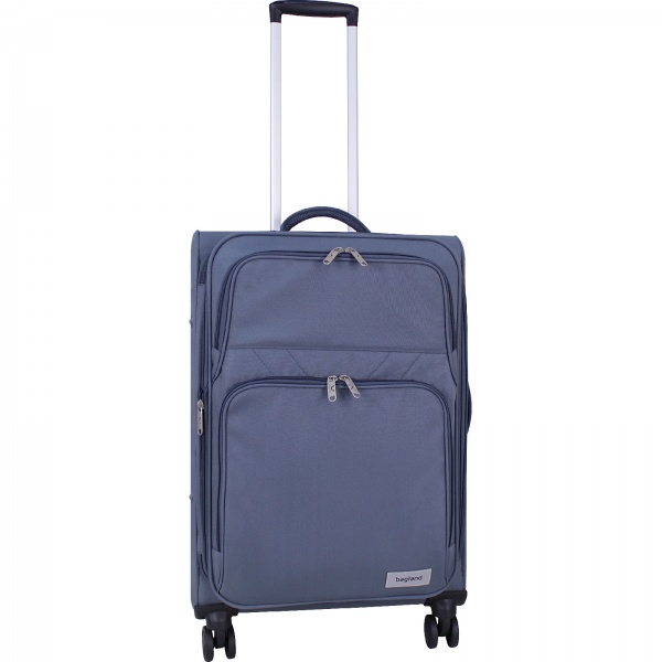 Валіза Bagland М New 70 л сірий 3799124 