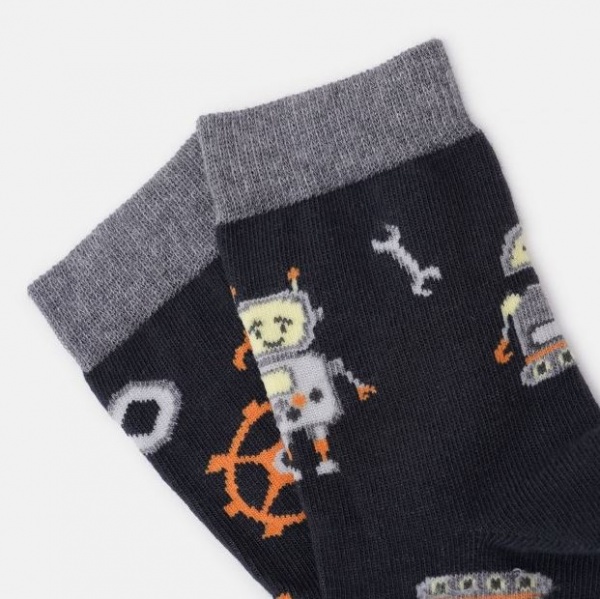 Шкарпетки дитячі для хлопчиків Steven 14372 р. 26-28 графіт 