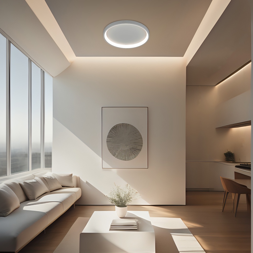 Світильник стельовий Miorro LED Dante з пультом ДУ метал/пластик 25,2 Вт білий 51-311-102