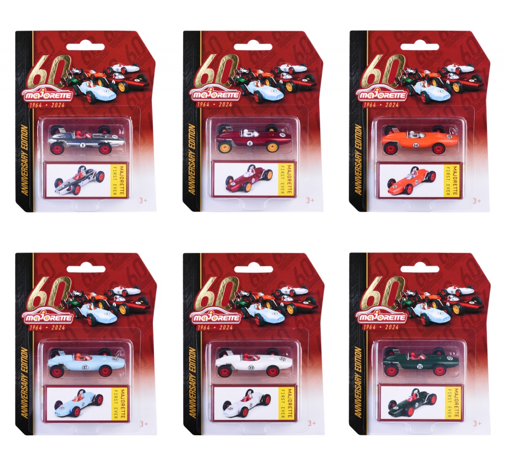 Автомобіль Majorette «Ювілейна серія. 60 років. Перша в історії» з боксом 2054103