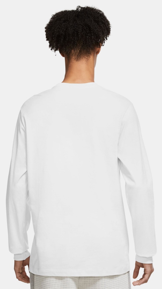 Футболка Nike NS CLUB TEE - LS AR5193-100 р.M белый