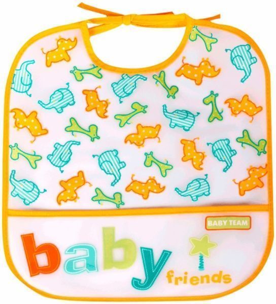 Нагрудник Baby Team Влагонепроницаемый 6503