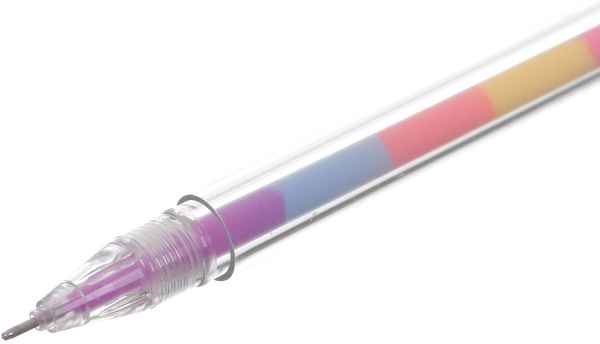 Ручка гелева Веселка рожева 