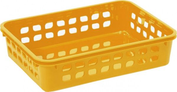 Корзина пластиковая Lamela 272 жовтий 60x190x255 мм