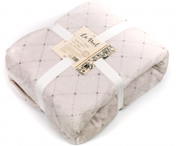 Плед Rhombus 200x220 см розовый La Nuit 