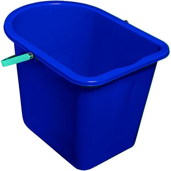 Ведро для уборки прямоугольное York синее 14 л