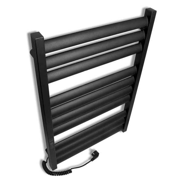 Полотенцесушитель электрический Rhein Reya S10 500 х 800 E L PE/MAT RAL9005 200W