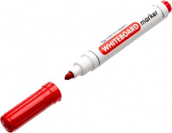 Маркер для белой доски Centropen 2.5 мм красный 