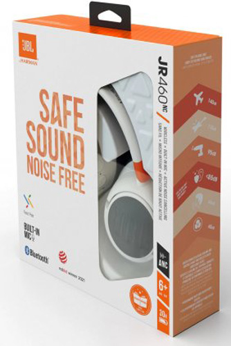 Наушники JBL® JR 460 NC white (JBLJR460NCWHT) 