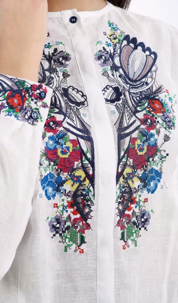 Вишиванка Едельвіка білий р. XS 978-18/00 