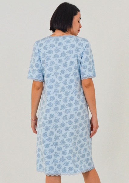 Ночная рубашка Roksana Verona 820/16079 р.3XL голубой
