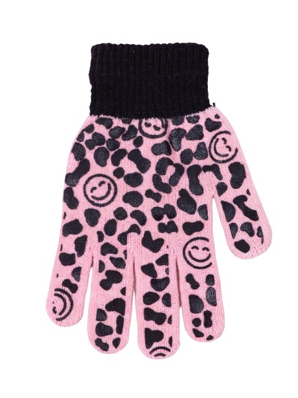 Варежки YO! (5904921651172) р.18 розовый 