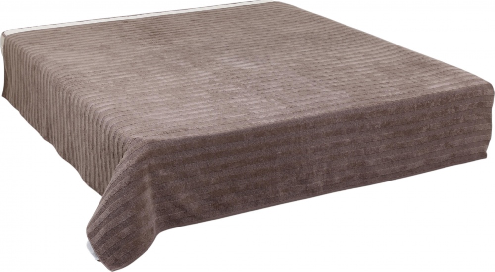 Простыня махровая 160x220 см мокко IDEAL TEXTILE